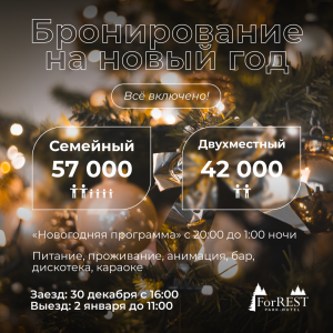 бронирование на Новый год бронирование на Новый год